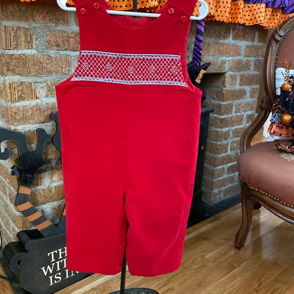 Le Za Me Smocked Infant Boys Longall 18M - Picture 7 of 9